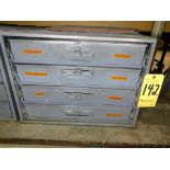 4-Drawer Cabinet with Stainless Steel and Misc. Hardware