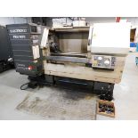 Clausing Colchester Electronic Mastiff CNC Teach Lathe, s/n ET0161, New 1996, Fanuc 20T CNC Control,