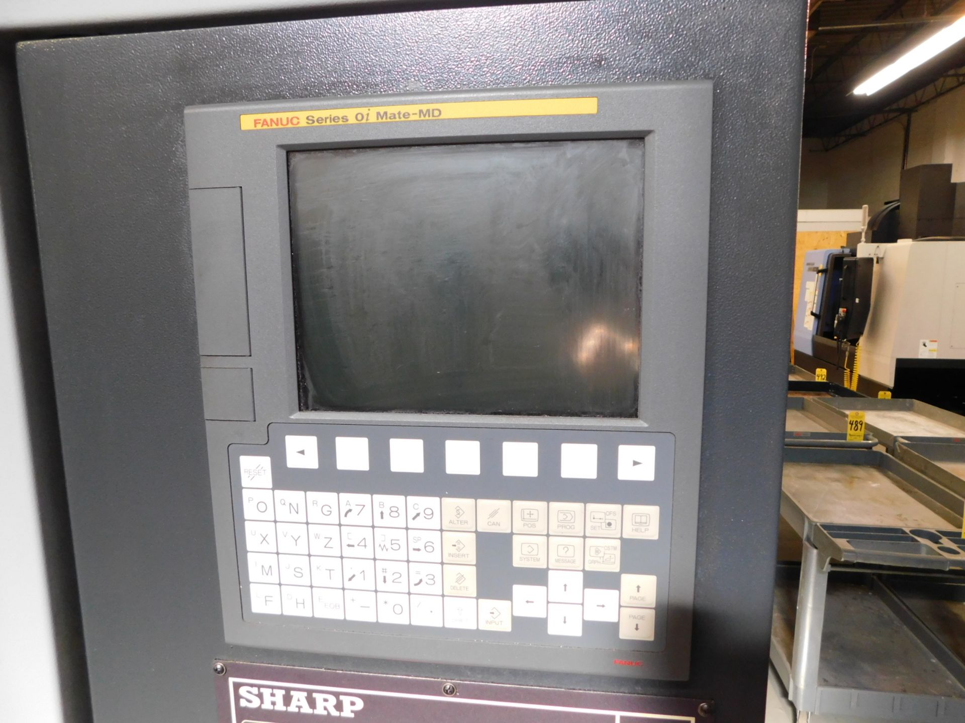 Sharp Model SV-2414S-iF CNC Vertical Machining Center, s/n 6062, New 2015, Fanuc 0i-Mate MD CNC - Image 6 of 12