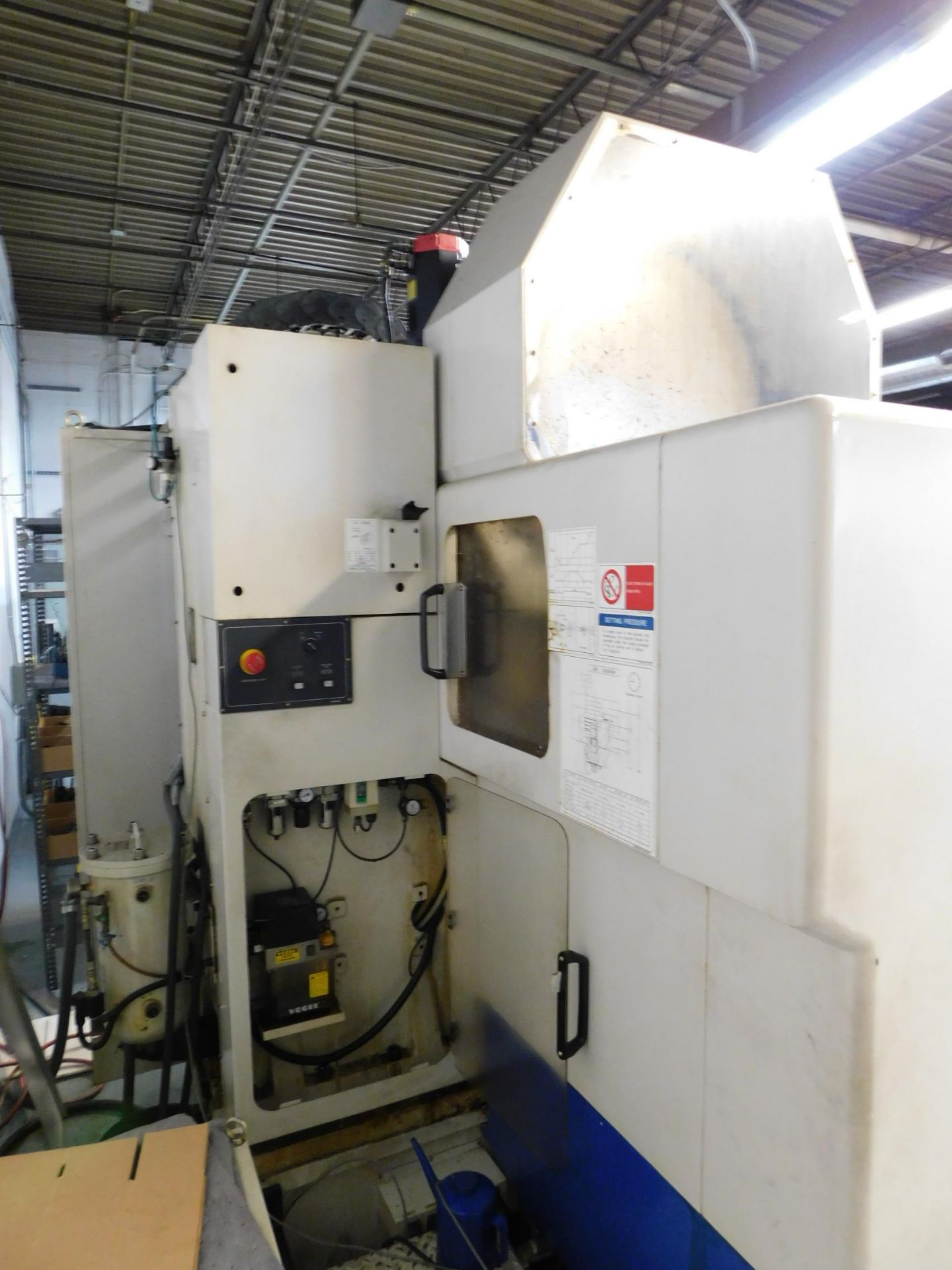 Daewoo Model DMV-500S CNC Vertical Machining Center, s/n AV5D-0066, New 2001, Fanuc 18i-M CNC - Image 9 of 10