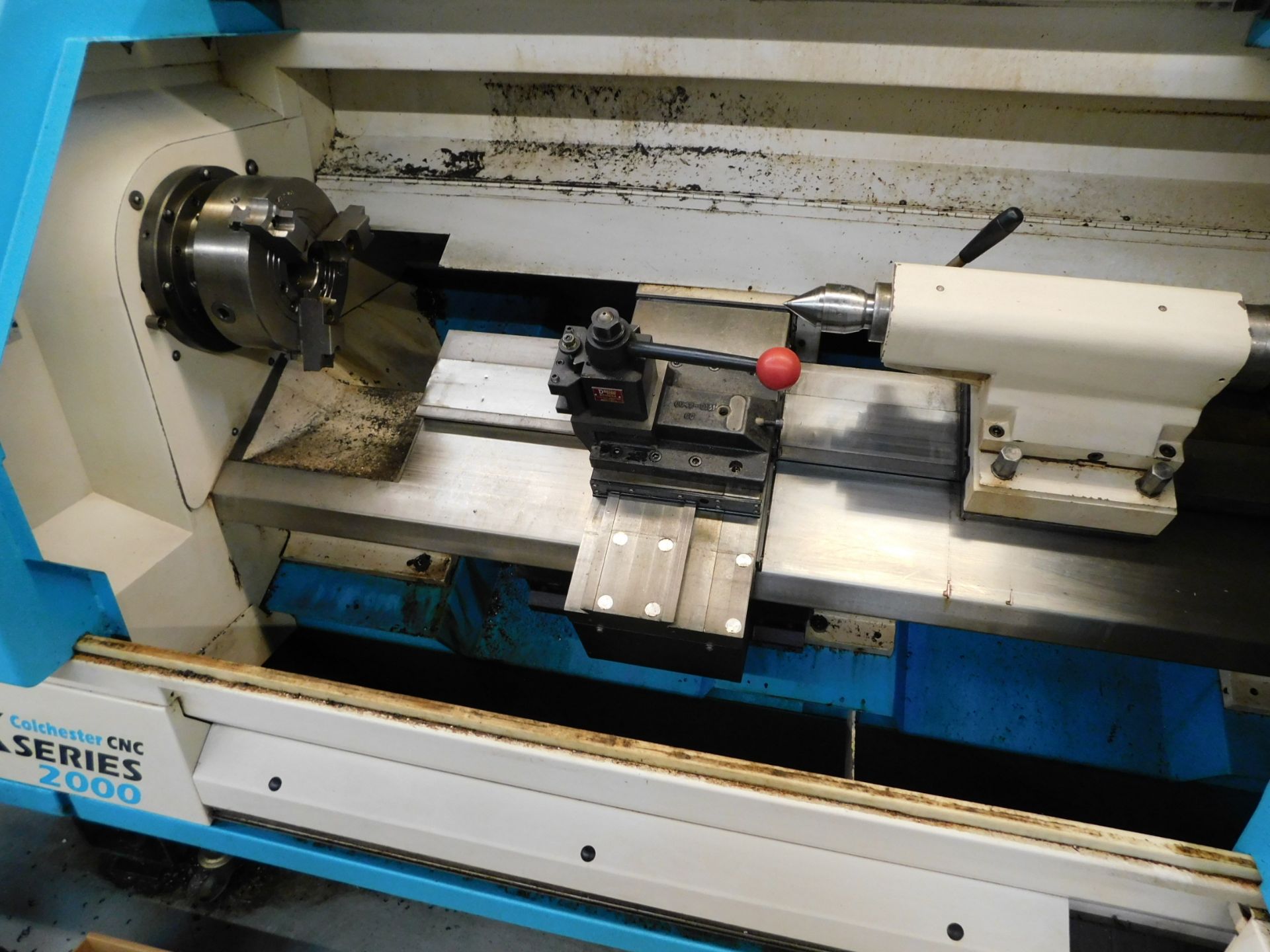 Clausing Colchester Model K Series 2000 CNC Lathe, s/n C70020, New 2001, Fanuc 210i-T Touch Screen - Image 2 of 14