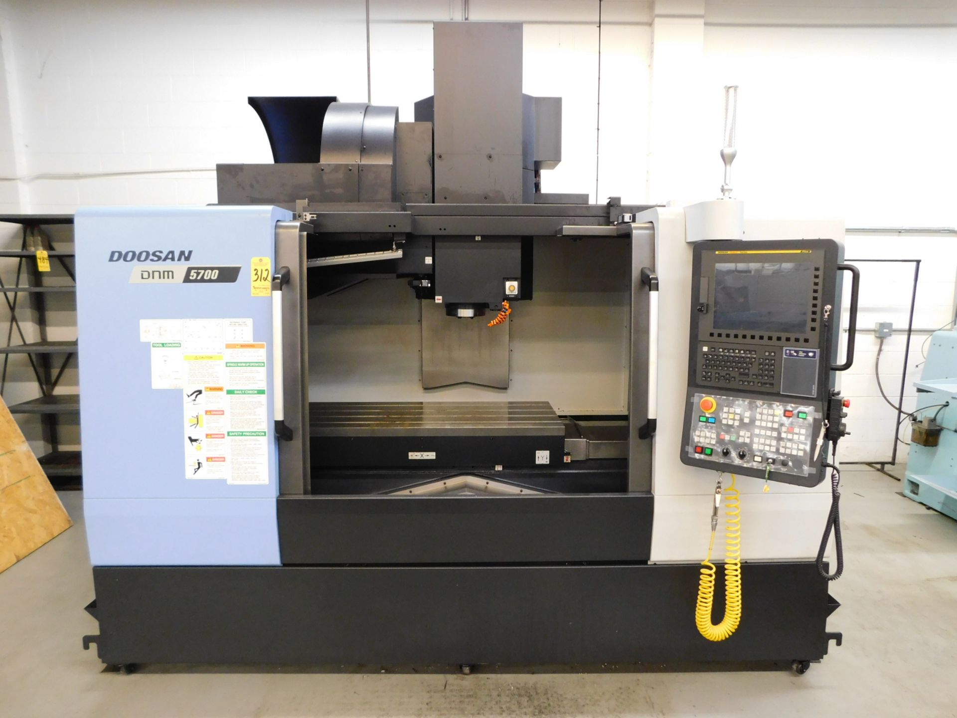 Doosan Model DNM-5700 CNC Vertical Machining Center, s/n MV0091-004099, New 2021, Fanuc i Series CNC