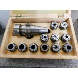 Cat 40 ER32 Collet Holder with Collet Set