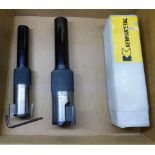 Kennametal Drill/Counterbore Tool and (2) Adjustable Boring Tools