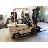 Kalmar Model C50 Fork Lift, s/n 175946A, 4,000 Lb. Capacity, LP, Hard Tire, 3-Stage Mast, Side