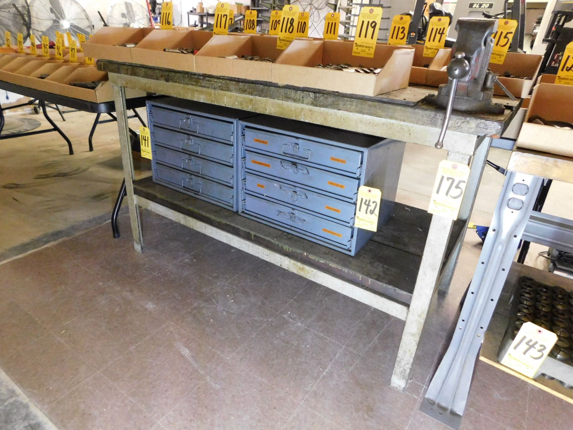 Workbench, 28"X 60" X 36" High with 3" Bench Vise