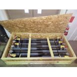 Lot - Pressure Relief Tubes with Brass Valves in (1) Crate