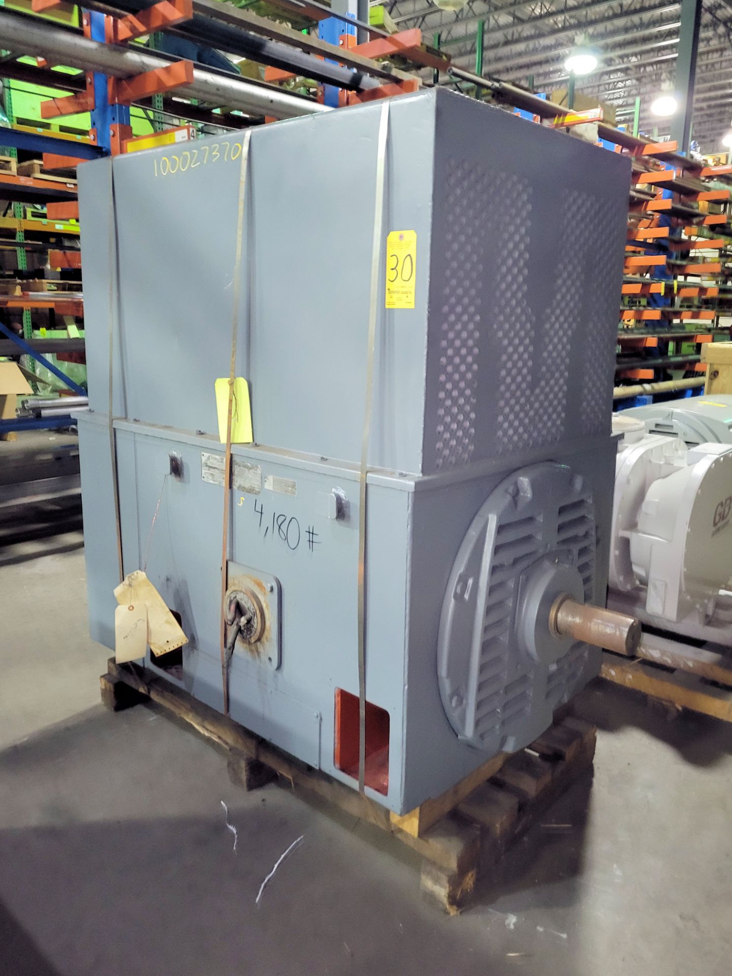 General Electric Custom 8000 Model 5K6828840A3 400-HP, 1,780-RPM Induction Motor, S/n AG8380680,