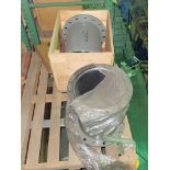 Lot - (1) SKF SAF 22524 Pillow Block Bearing and (1) W-Corp 12 in. Pipe Column on (2) Pallets