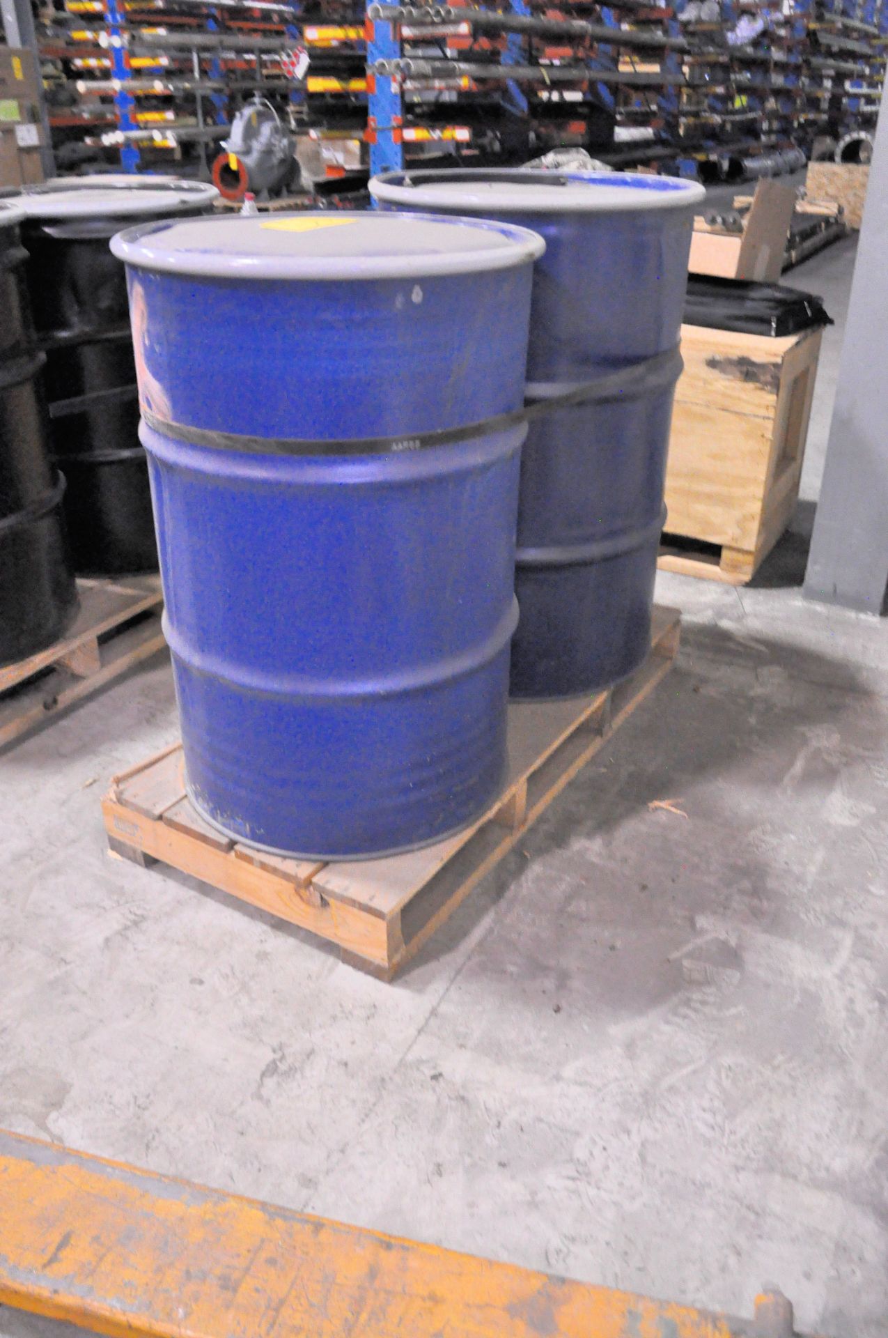 Lot - Magotteaux 2 in. Grinding Balls in (2) Drums (Weight: 2,000-lb. Per Drum) on (1) Pallet