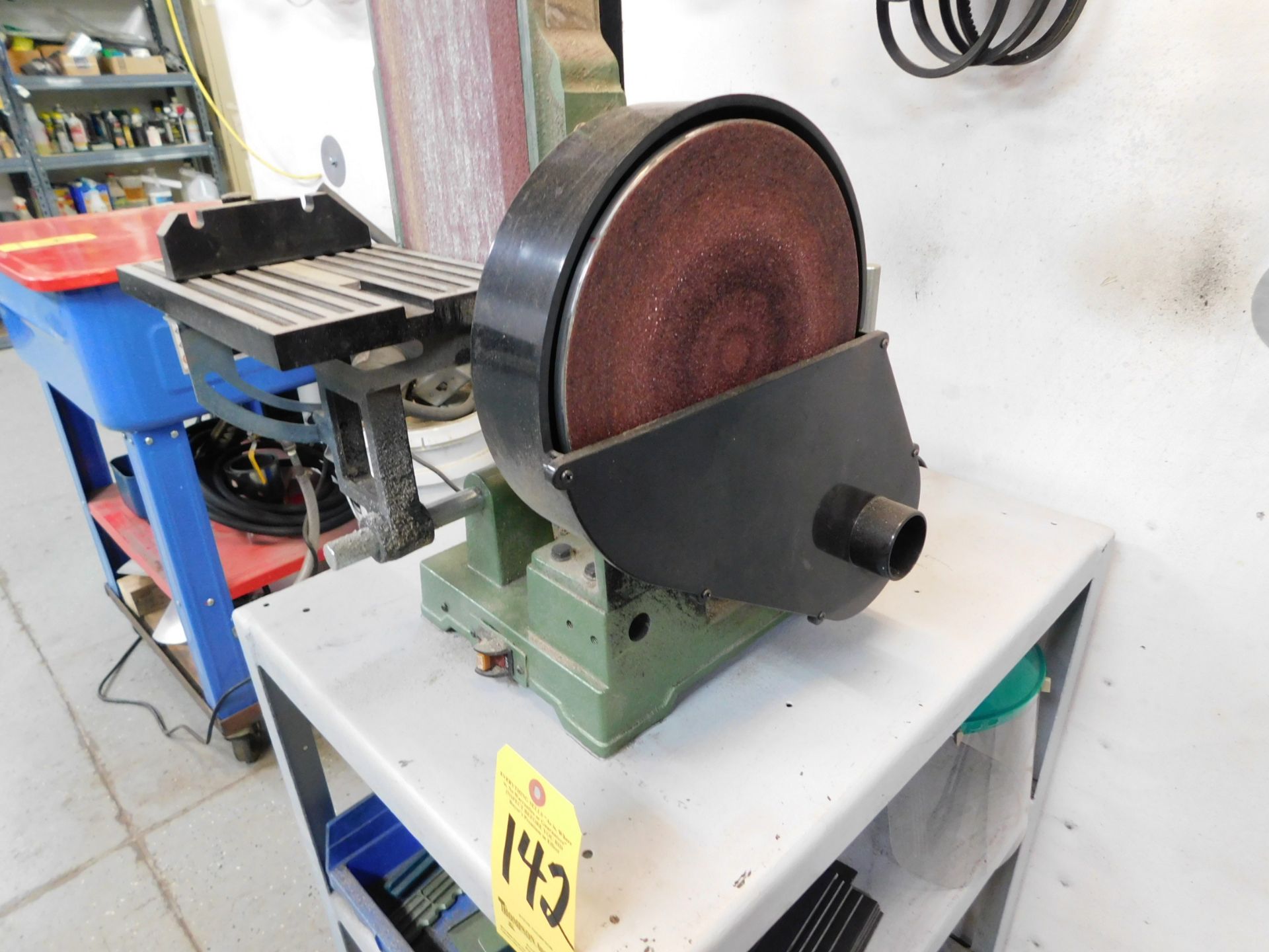 Central Machinery 6" Belt/9" Disc Sander with Cart - Image 2 of 5