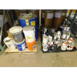 (2) Skids Paint and Oil