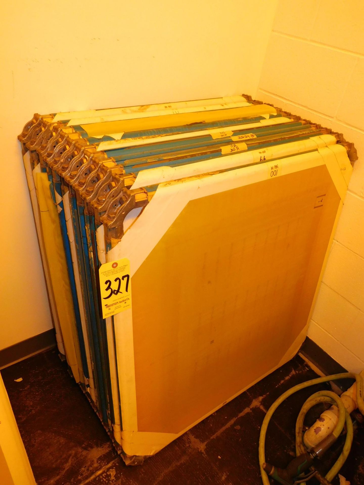 (11) Newman Roller Screen Printing Frames, 36" X 39" Outside Diameter