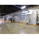 Long Consolidated Tunnel Type Drying Oven, 120' Approx. Length, Controls, Gas, (2) Heat Zones, (2)