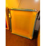 (6) Newman Roller Screen Printing Frames, Various Sizes from 36" X 45" to 42" X 46"