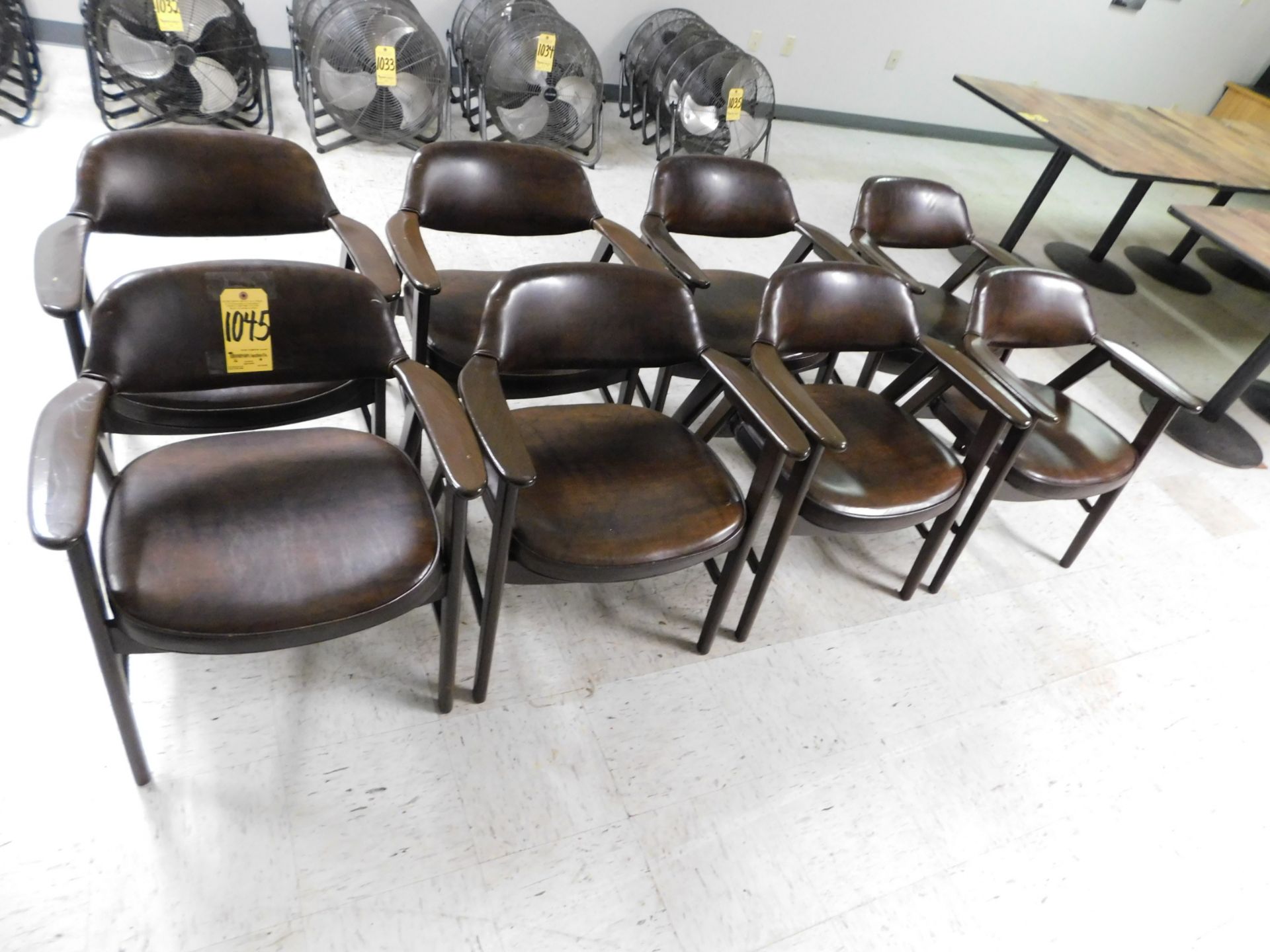 (8) Brown Side Chairs