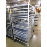 Channel Mfg. Aluminum Tray Rack on Casters, 69" X 30" X 26" Deep