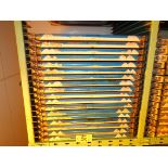 (18) Newman Roller Screen Printing Frames, 36" X 44" Outside Diameter