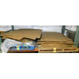 Cardboard boxes and Sheets of Cardboard (2 Skids)