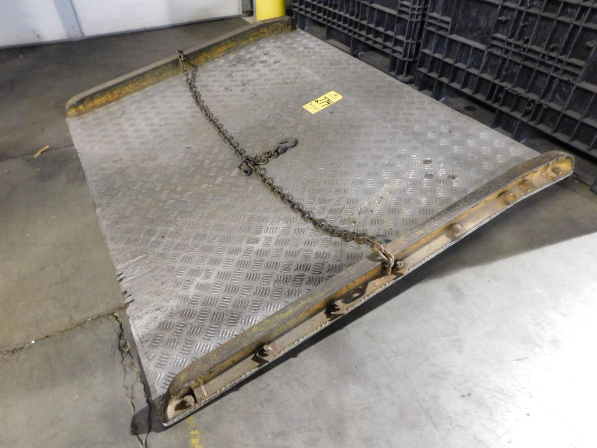 Aluminum Dock Plate, 57" Wide X 48" Long