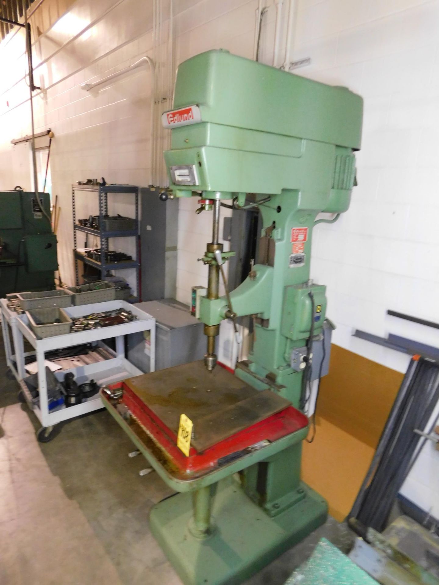 Edlund Model 2F-15 Single Spindle Drill Press, s/n 70310, 15" - Image 2 of 5
