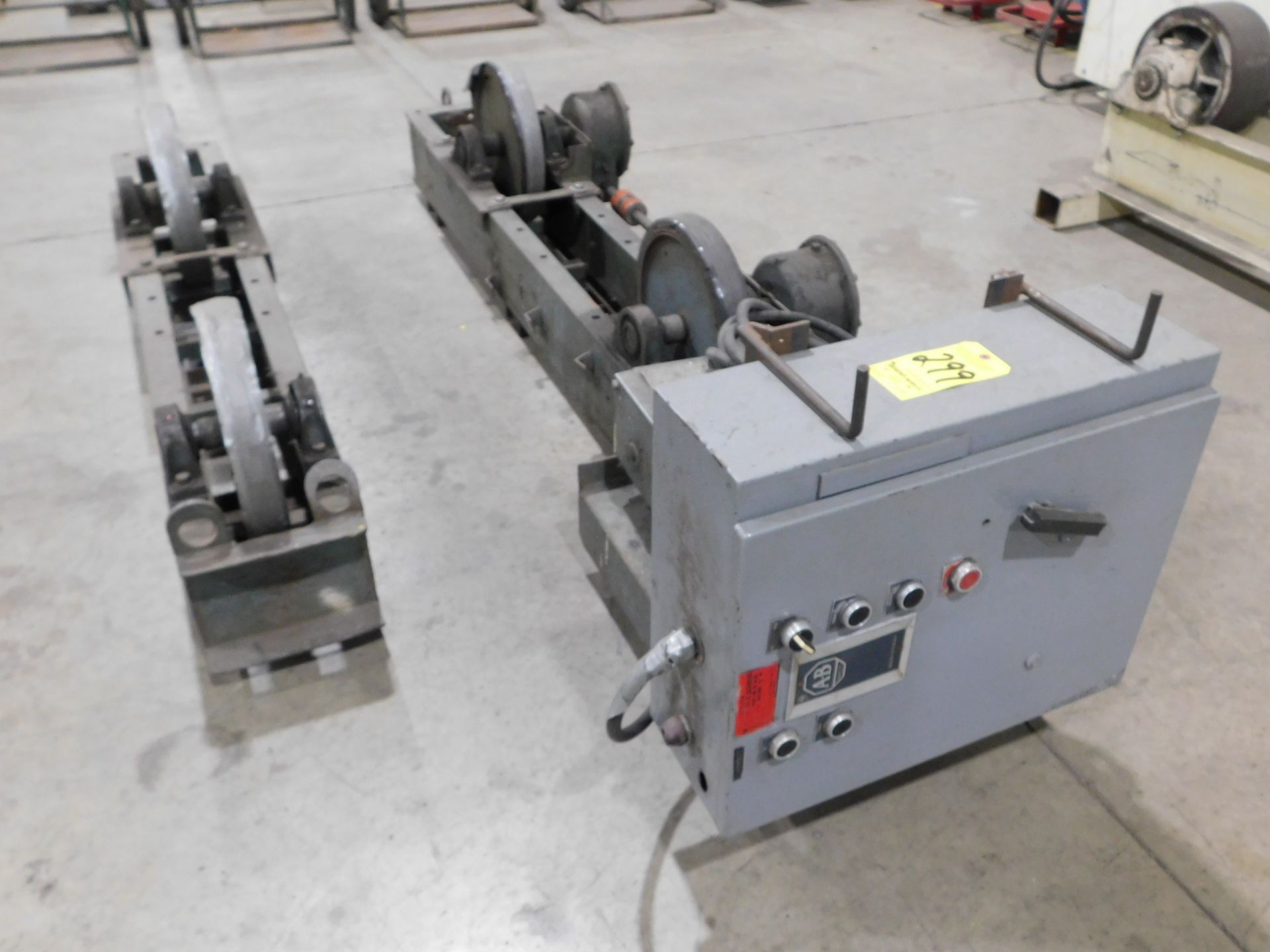 Ransome Motorized Tank Turning Rolls, with Idler Rolls, s/n 7015231, 2.5 Ton Capacity, 54" Max. - Image 2 of 5