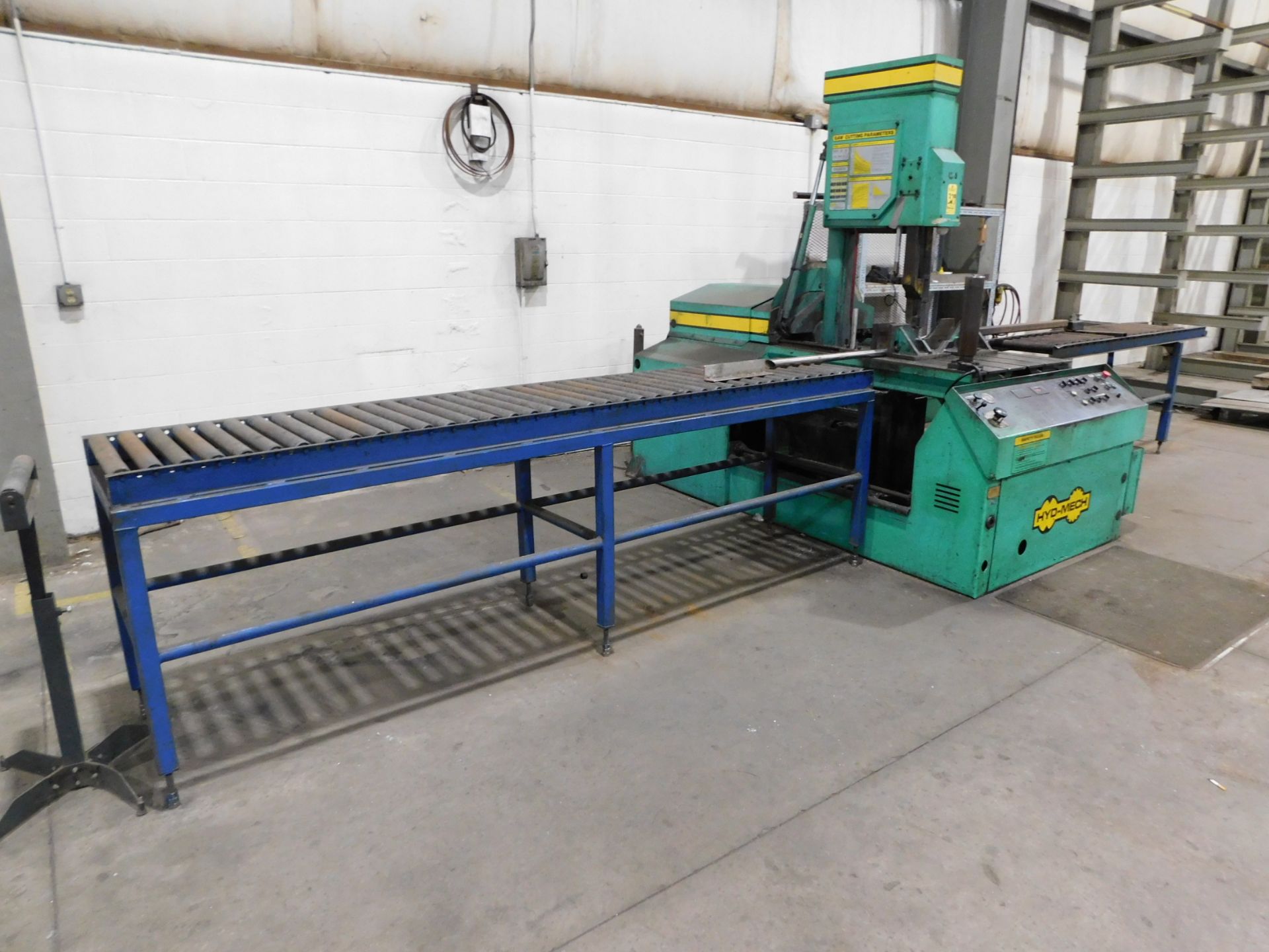 Hyd-Mech Model V-18 Tilt Frame Vertical Band Saw, s/n j1094095, 18 1/2” X 20 1/2” Capacity, Blade