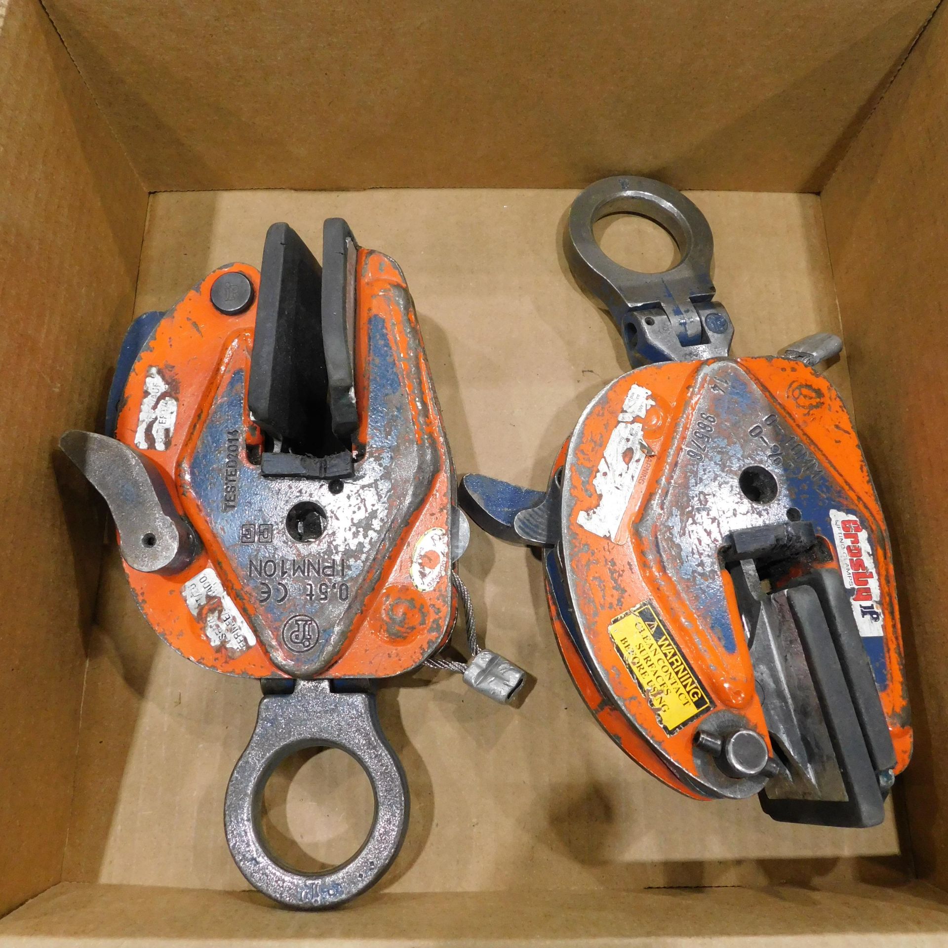 (2) Crosby 1/2 Ton Sheet Lifters