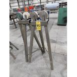 (2) Roller Pipe Stands