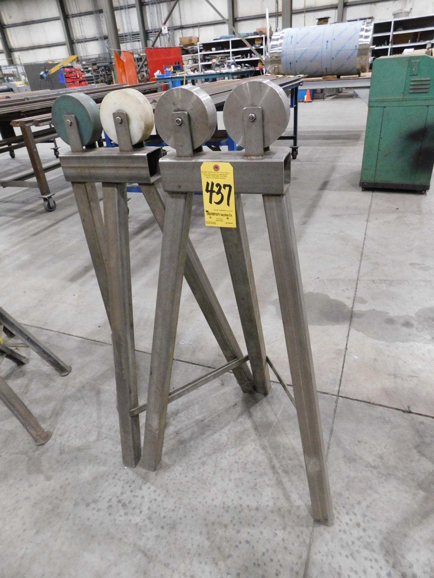 (2) Roller Pipe Stands