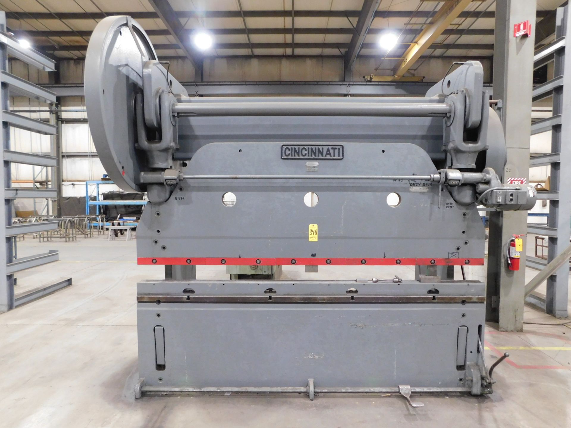 Cincinnati Series 4, Model 9-150 X 8 Mechanical Press Brake, s/n 28532, 225 Tons at Bottom of