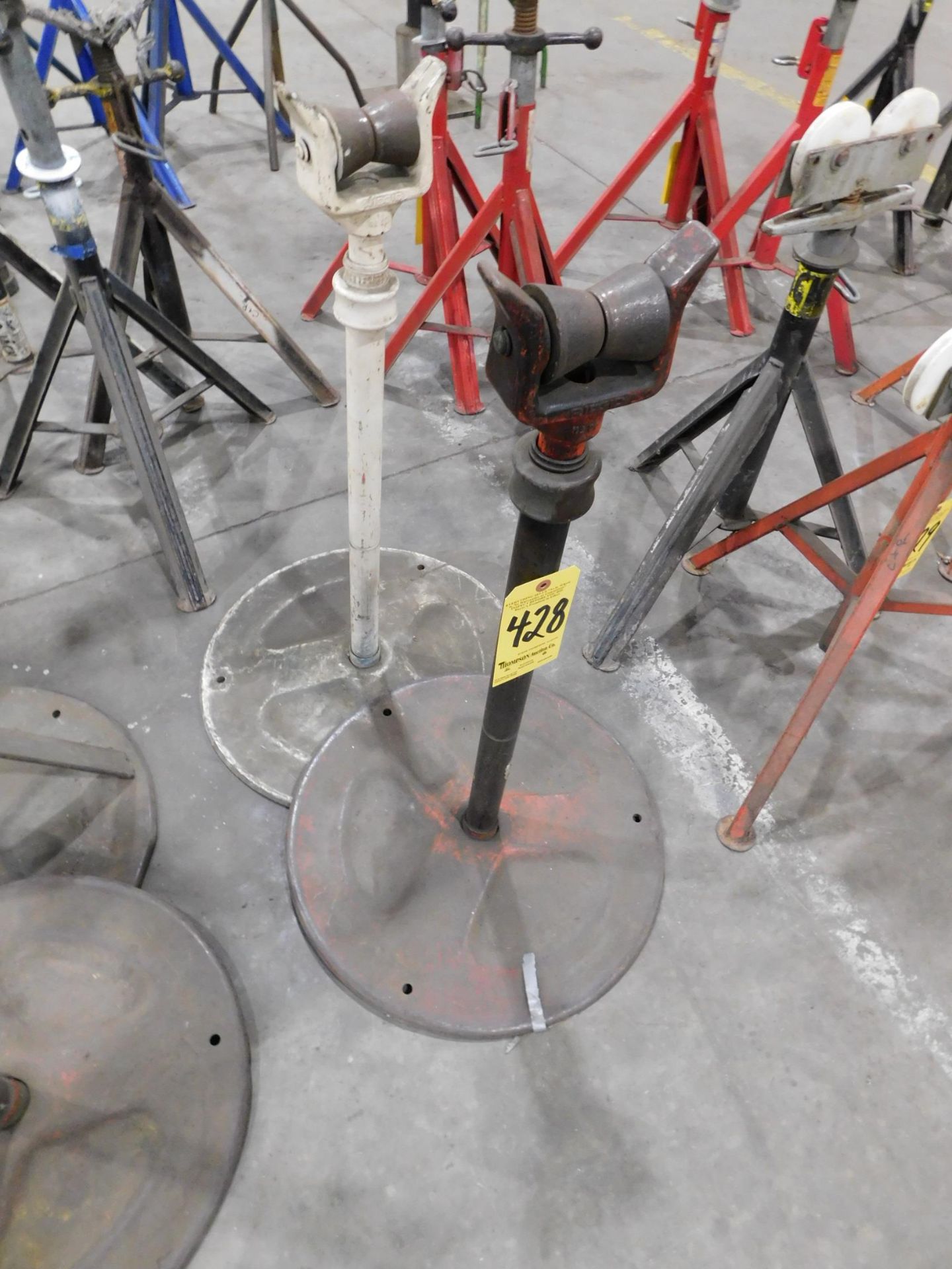 (2) Roller Pipe Stands
