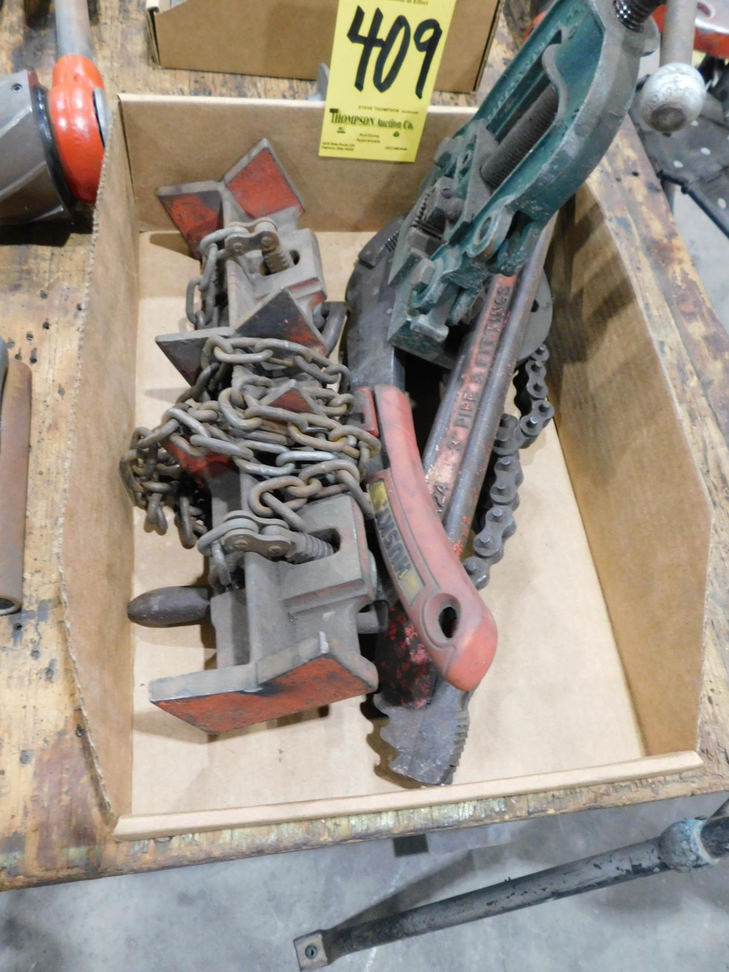 Pipe Vises and Chain Type Pipe Wrench