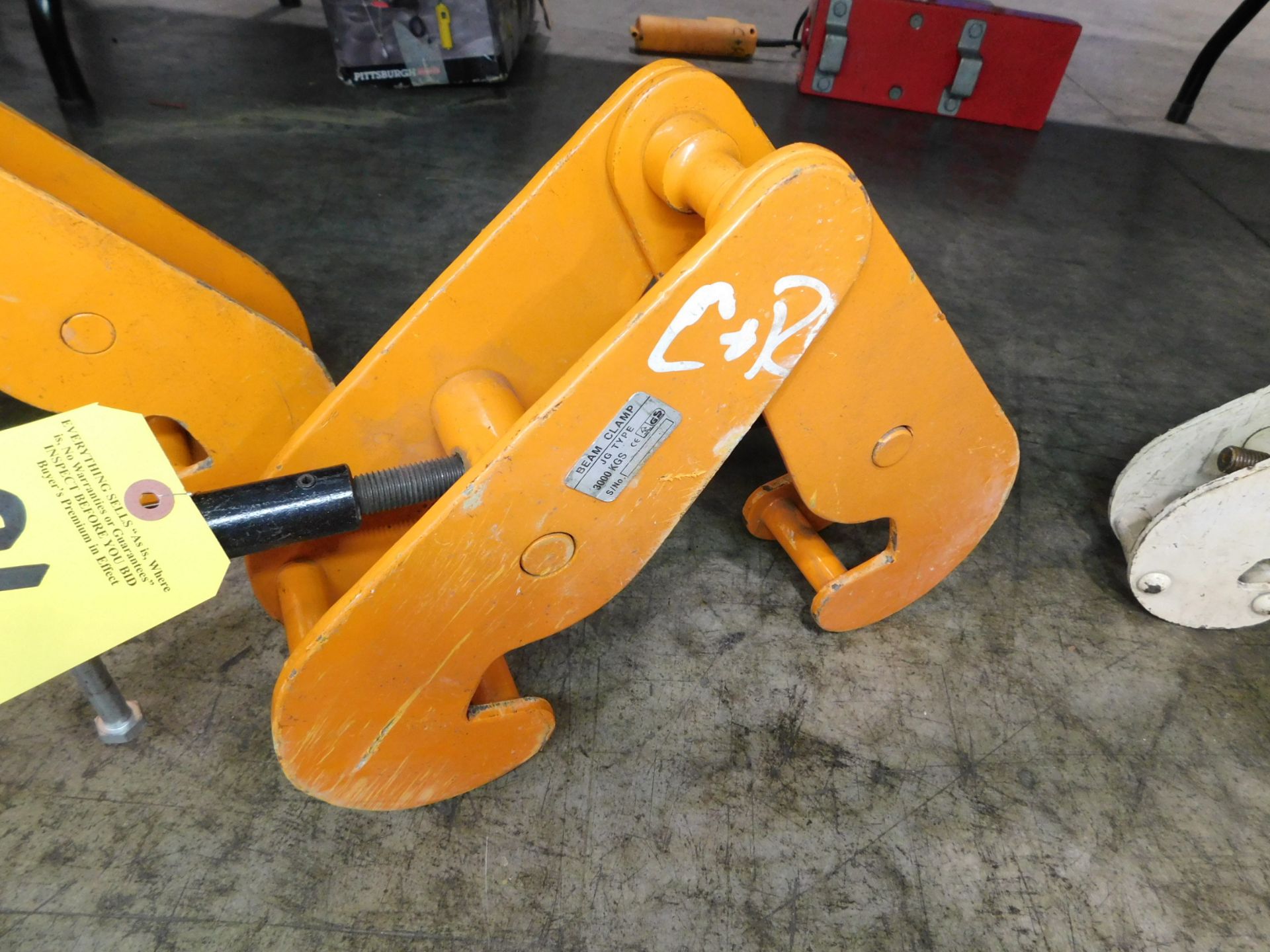 Beam Clamp, 6.600 Lb. Capacity