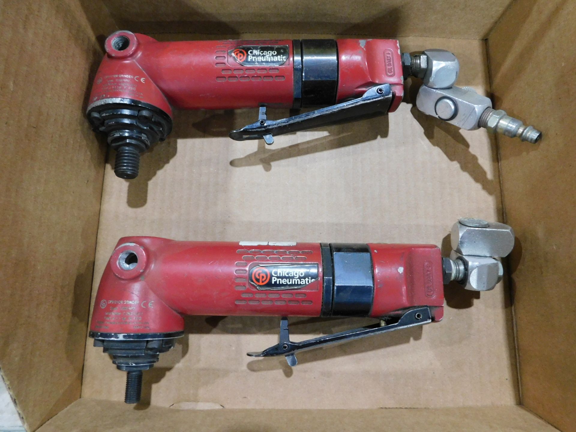 (2) Chicago Pneumatic Right Angle Grinders, Model CP9121BR