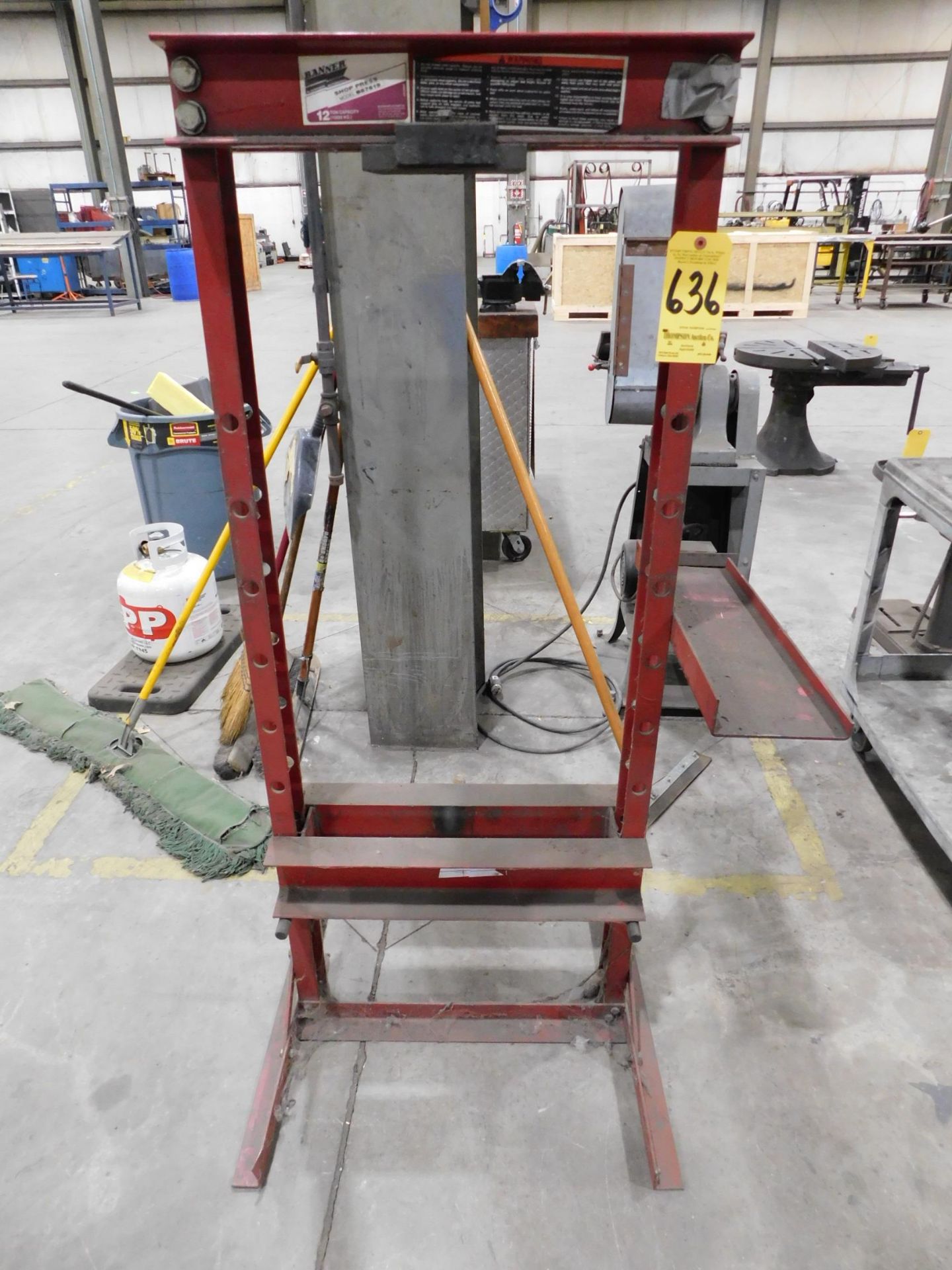 12 Ton H-Frame Press, Frame Only