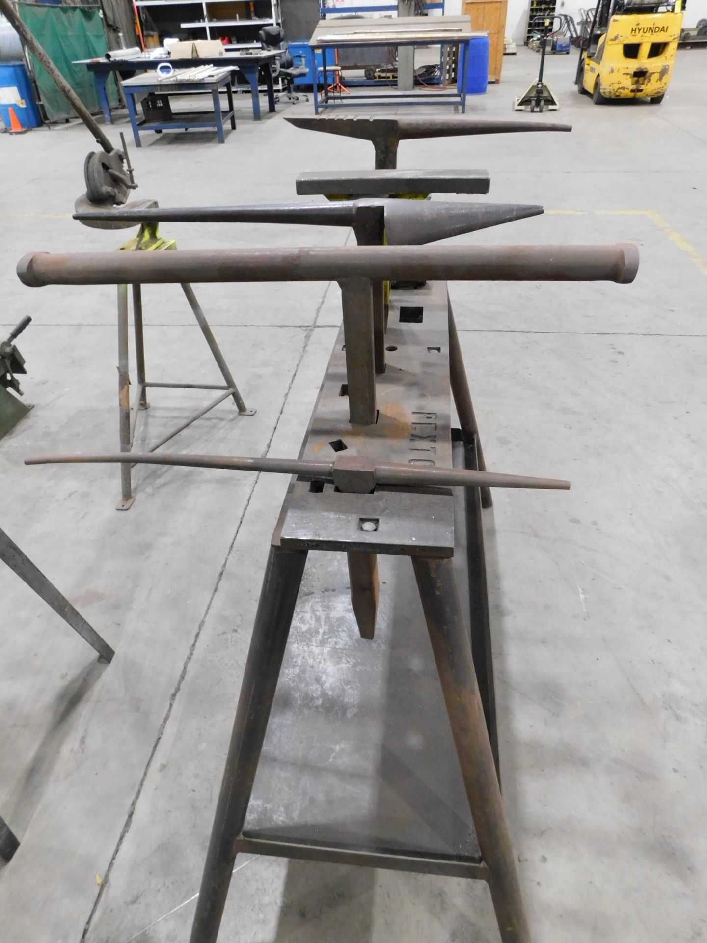 Pexto Metal Fabricators Bench with Blacksmith Tools - Image 4 of 6