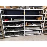 Metal Shelving Unit, Welded Construction, 80" H X 113" W X 20" Deep, with Contents