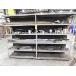 Metal Shelving and Contents, Welded Construction, 80" H X 113" W x 21" Deep