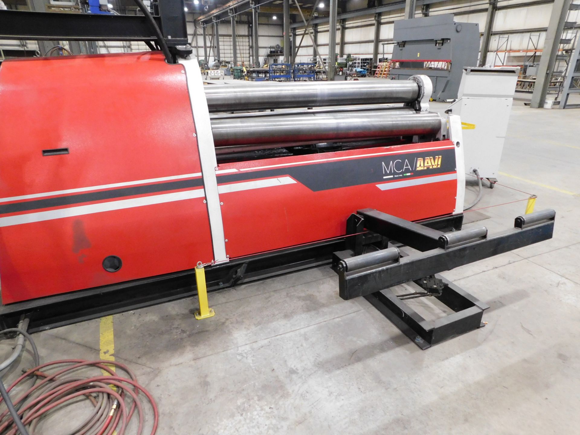 Davi Model MCA 2024/5 CNC Hydraulic Roll, s/n 21440102, New 2014, 4-Roll, 6.73” Length of Rolls, . - Image 6 of 16