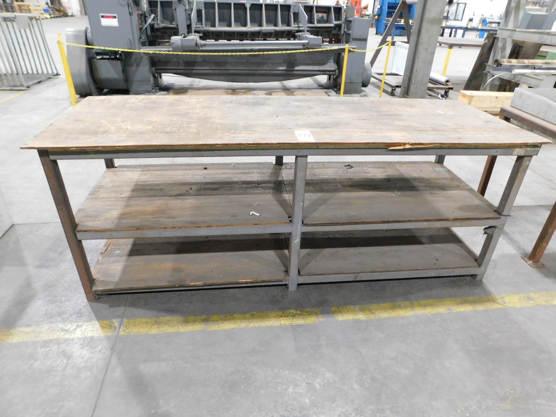 Shop Table, 34" X 96" X 36" High