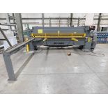 Wysong Model 1025 Power Squaring Shear, s/n P37-870, 10’ X 1/4” Capacity, 48" Front Operated Power