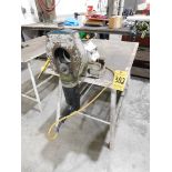 Georg Fischer Model RA4 Tubing Cut Off Saw, s/n 4696105, 1/2" - 4" Capacity, with Table, 110/1/604