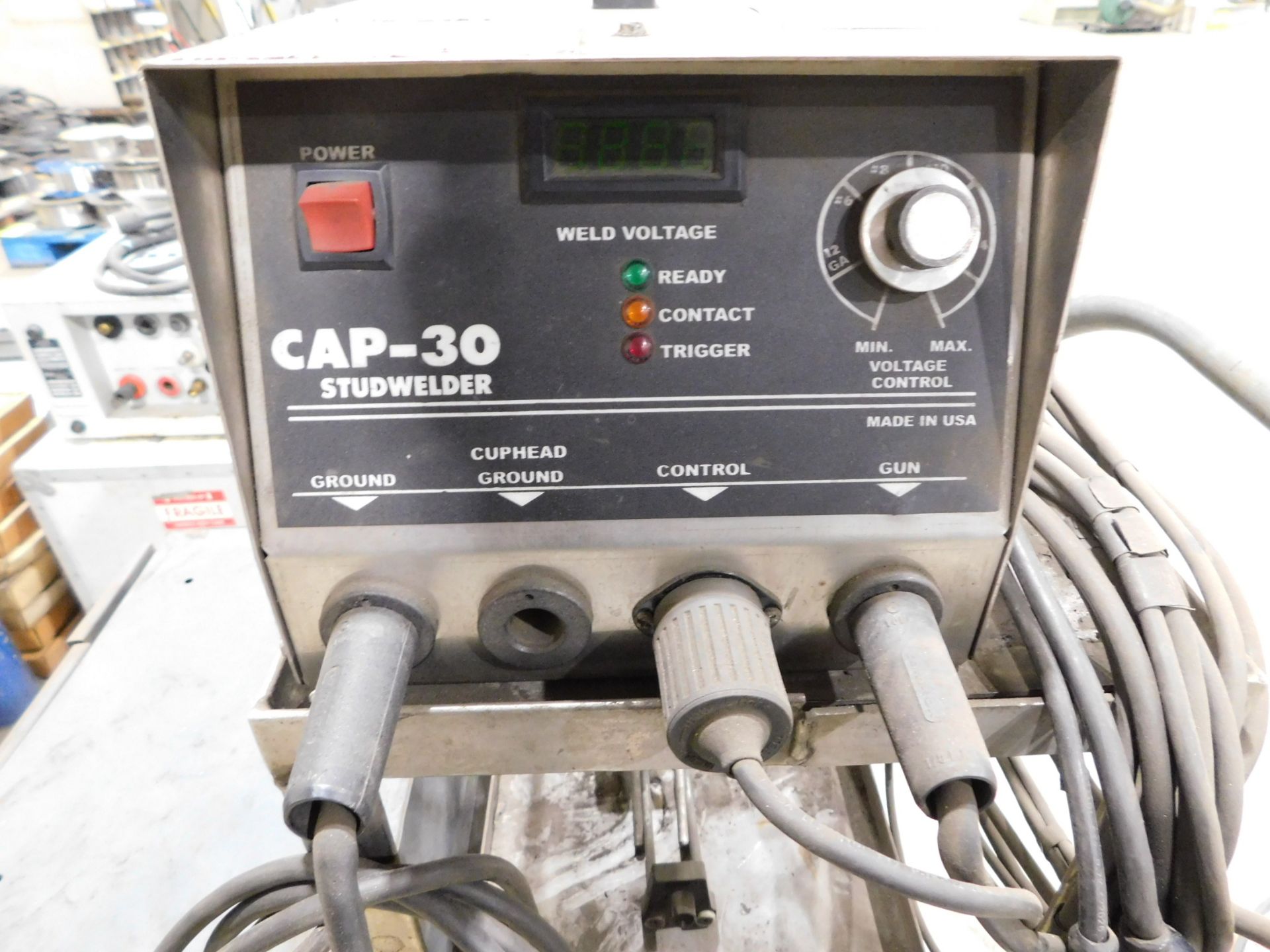 CAP-30 Stud Welder, s/n C30/07080201,with Stud Gun, Cart, and Supplies, 110/1/60 - Image 2 of 5