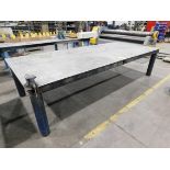 Welding/Layout Table with 3/4" Steel Top and 1/4" Aluminum Top Plate, 60" X 144" X 34" High