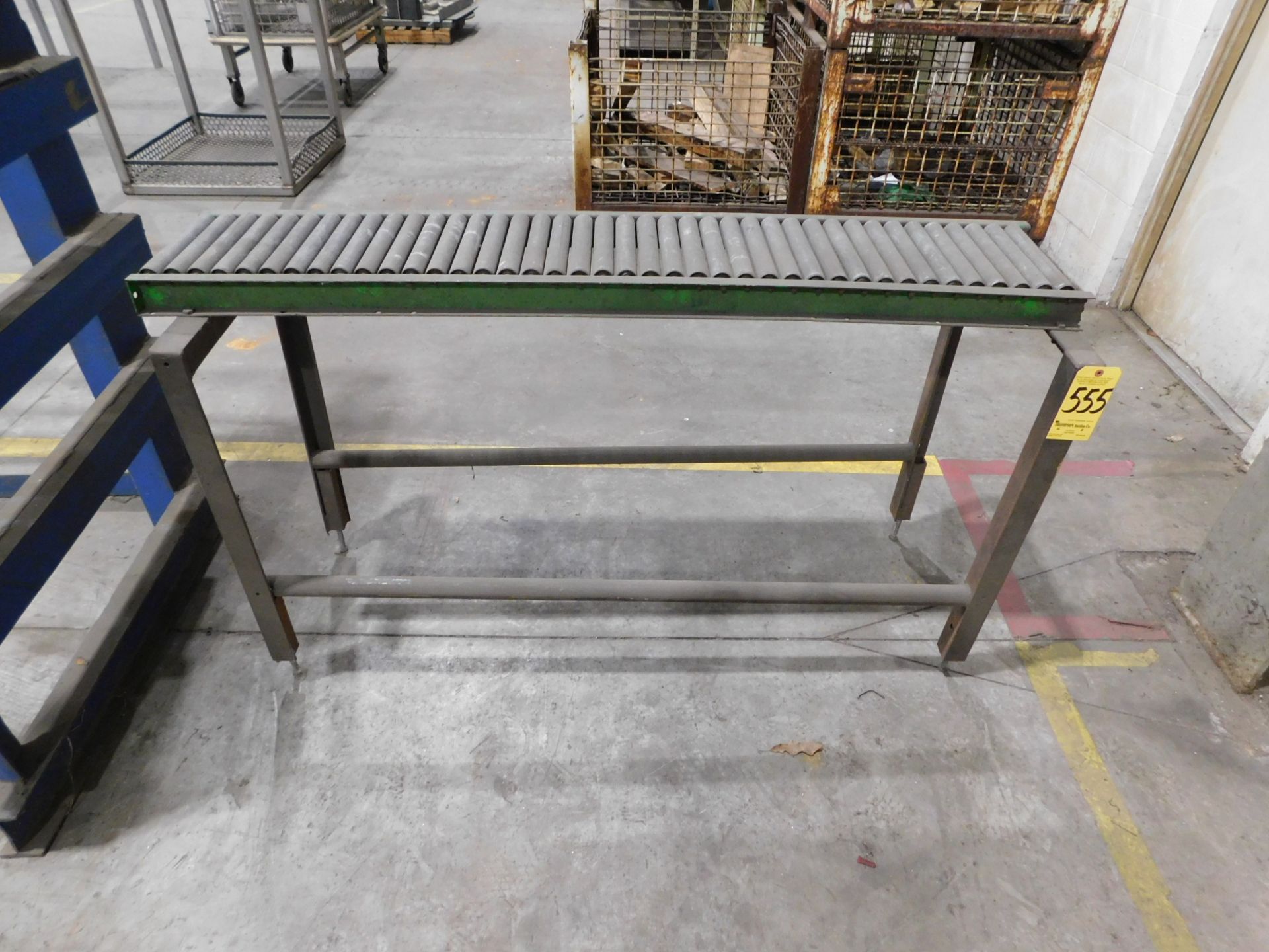 Roller Conveyor, 10" W X 5' Long