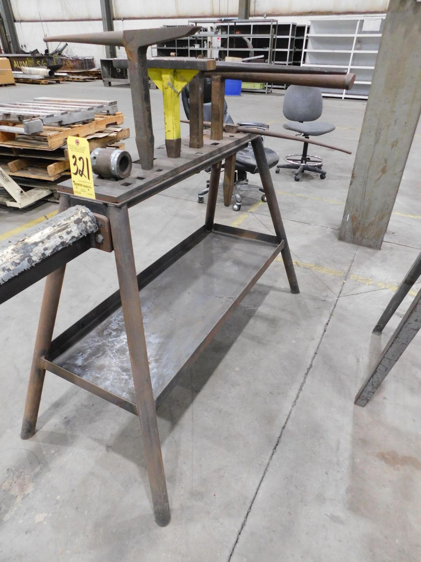 Pexto Metal Fabricators Bench with Blacksmith Tools - Image 6 of 6