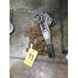 Jet 3/4 Ton Ratchet Chain Hoist