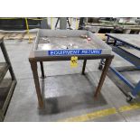 Steel Shop Table, 32" X 40" X 34" High with Aluminum Tray