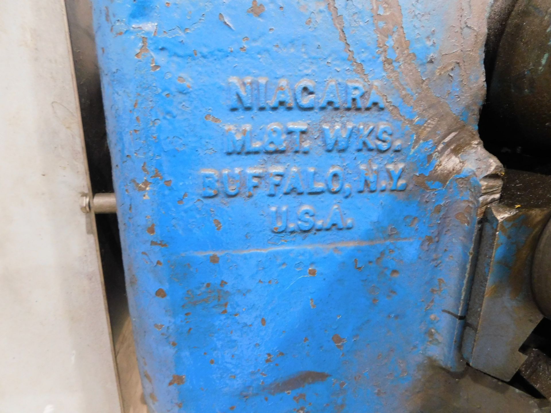 Niagara 36" X 10 Gauge Power Initial Pinch Rolls, 2 HP, 3 3/4" Roll Diameters, Variable Speed Drive, - Image 7 of 8